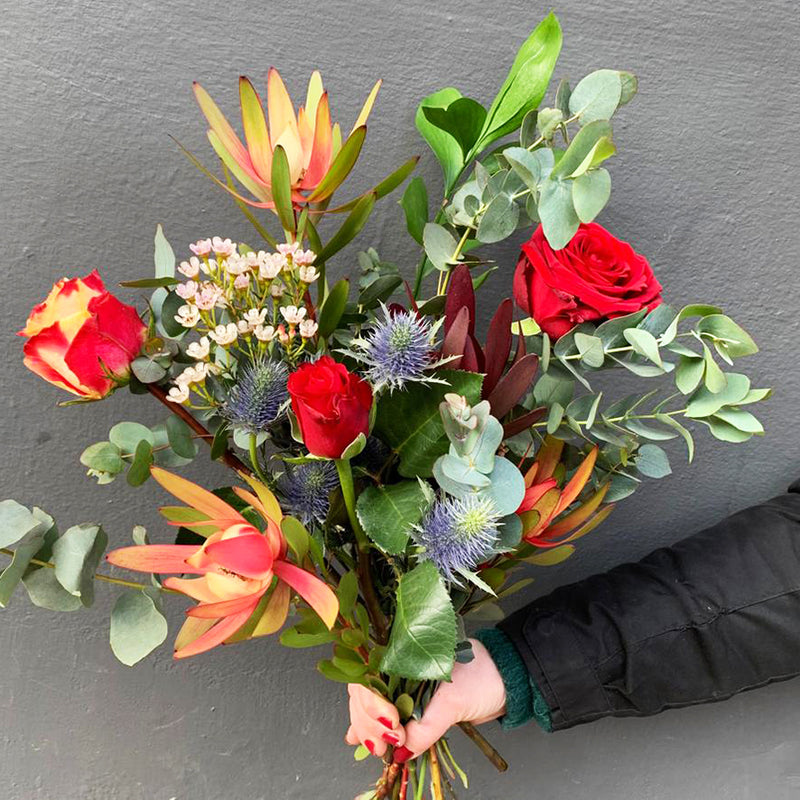 Seasonal flower bouquet